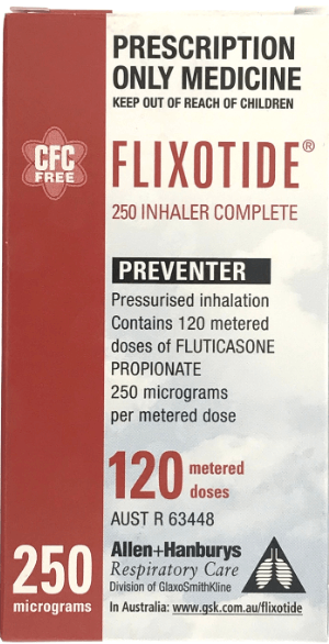 Flixotide 250 inhaler - 120 doses