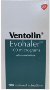 Ventolin Inhaler 100mcg by GlaxoSmithKline